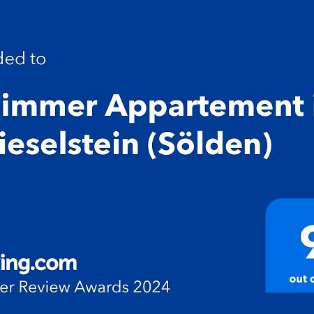 3-Zimmer Appartement In Zwieselstein Сьолден Екстериор снимка