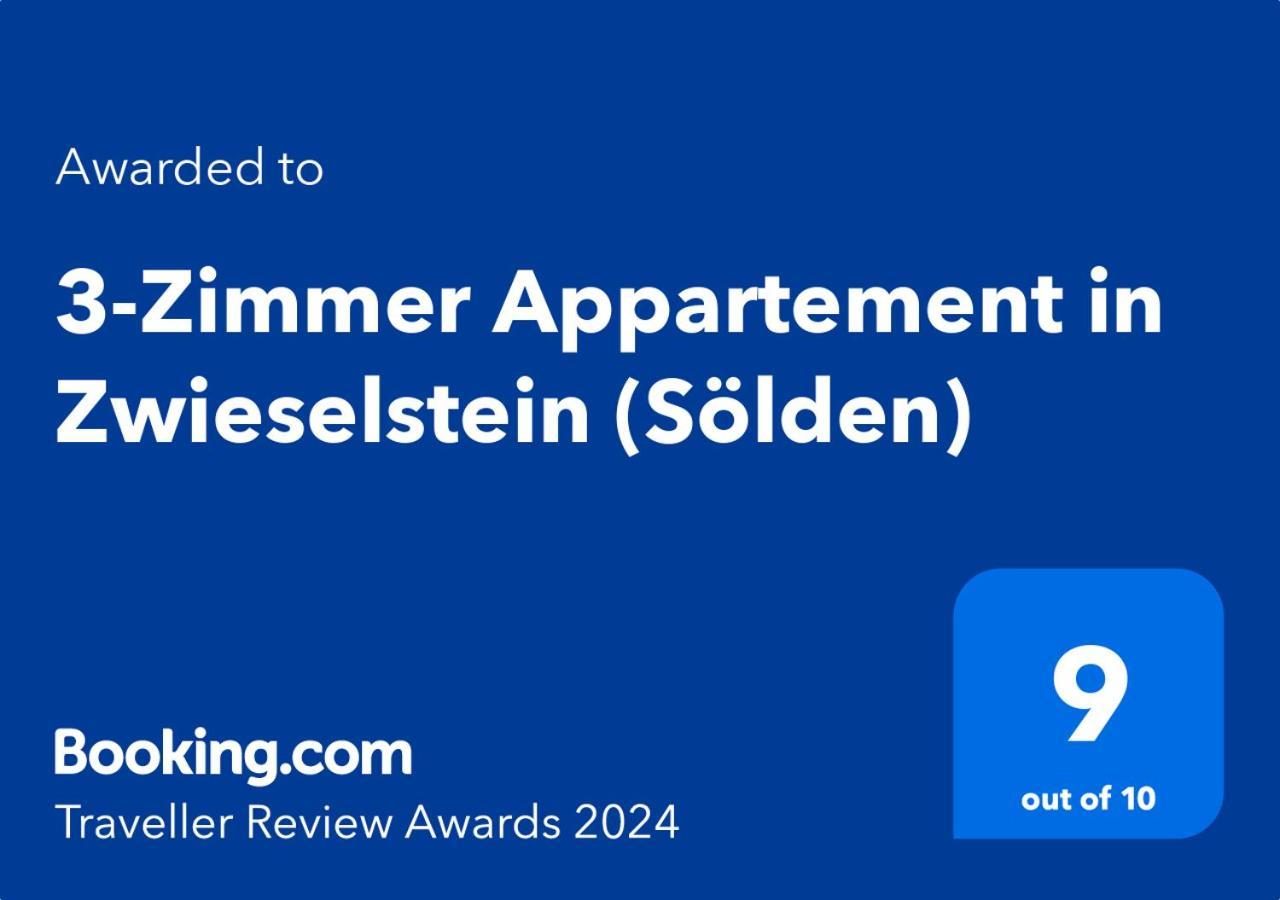 3-Zimmer Appartement In Zwieselstein Сьолден Екстериор снимка